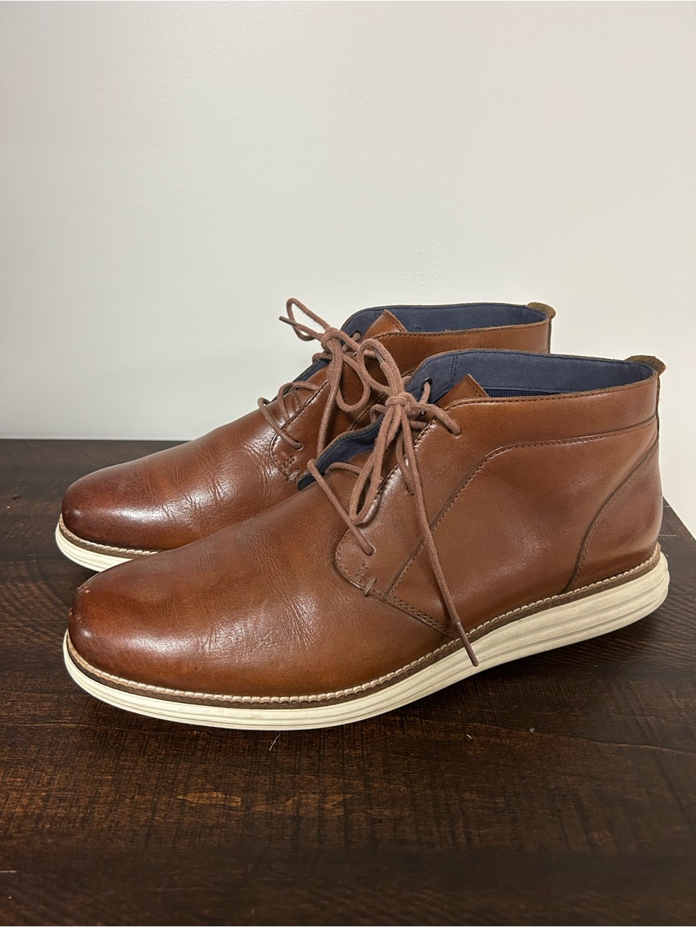 Cole Haan Boot Mens Size 10 M Original Grand Woodbury Leather Ankle Chukka